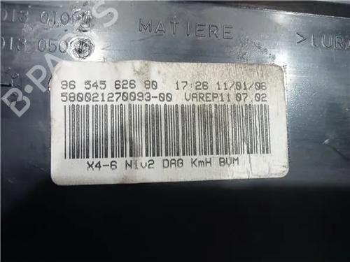 Kombiinstrument CITROËN C5 I (DC_) 2.0 HDi (DCRHZB, DCRHZE) | BP29254544C47 