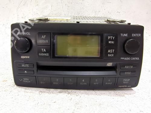 Used Radio Radio TOYOTA COROLLA (_E12_) 2.0 D-4D (CDE120_, CDE120R) (90 hp) 33654646 33654646
