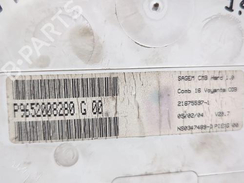 Instrument cluster CITROËN C3 Pluriel (HB_) 1.4 | BP26884227C47 
