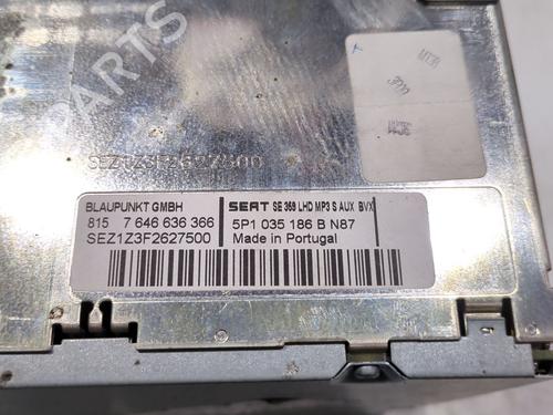Radio SEAT ALTEA XL (5P5, 5P8) 1.9 TDI | BP23926672E6 