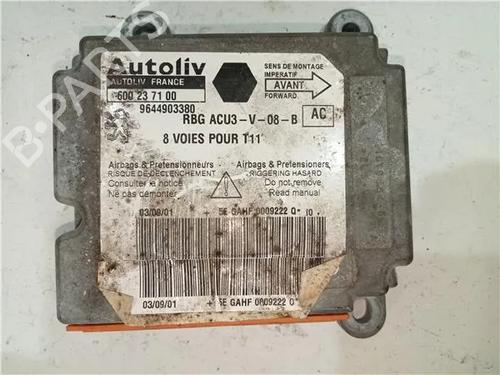 Used ECU airbags PEUGEOT 206 Hatchback (2A/C) 1.4 HDi eco 70 (68 hp) 23907586