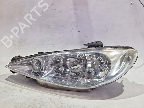 Used Left headlight PEUGEOT 206 Hatchback (2A/C) 2.0 HDI 90 (90 hp) 30193635