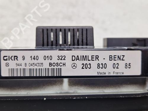 Climate control MERCEDES-BENZ C-CLASS (W203) C 200 CDI (203.004) | BP30192844I5