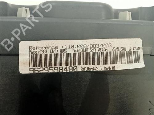 Instrument cluster PEUGEOT 607 (9D, 9U) 2.2 HDi | BP23911214C47 