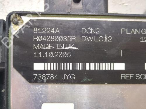 Electronic module CITROËN BERLINGO / BERLINGO FIRST MPV (MF_, GJK_, GFK_) 1.9 D (MFWJZ) | BP28530834M83