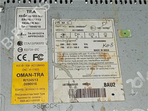 Radio HYUNDAI i30 (FD) 1.6 | BP23915981E6 