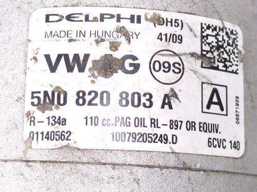 AC compressor VW GOLF VI (5K1) 1.6 TDI | BP31872629M34 