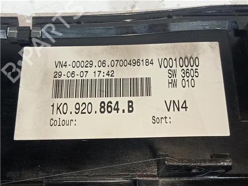 Instrument cluster VW GOLF V (1K1) 2.0 TDI 16V | BP23918387C47 