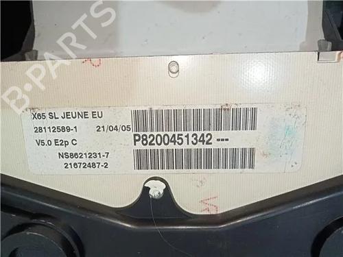 Kombinert Instrument RENAULT CLIO II (BB_, CB_) 1.5 dCi (B/CB07) | BP23907466C47 