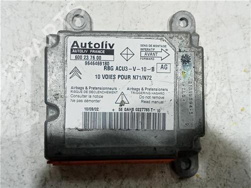 Kollisjonspute styreenhet CITROËN XSARA (N1) 1.9 TD (90 hp) 24967251
