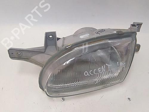 Used Left headlight HYUNDAI ACCENT I (X-3) 1.5 i 12V (88 hp) 25019018