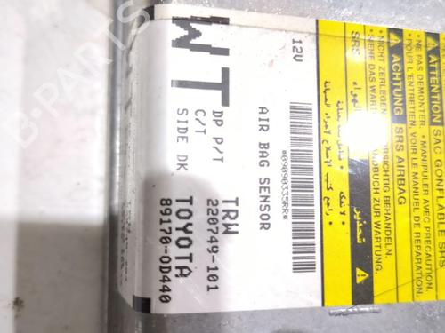 ECU airbags TOYOTA YARIS (_P9_) 1.4 D-4D (NLP90_, NLP90R) | BP24358285M53 