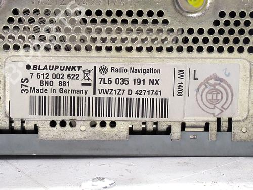 Radio VW TOUAREG (7LA, 7L6, 7L7) 2.5 R5 TDI | BP28623162E6