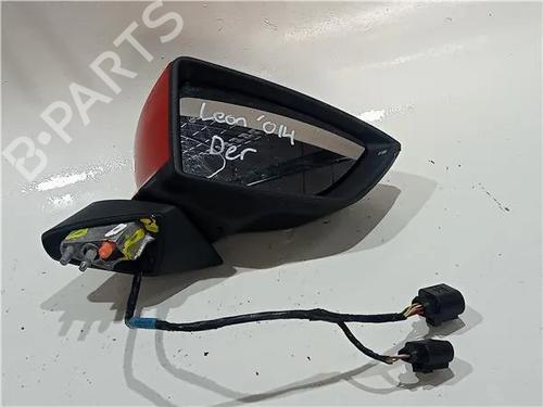 Used Right mirror SEAT LEON ST (5F8) 1.6 TDI (90 hp) 23922655