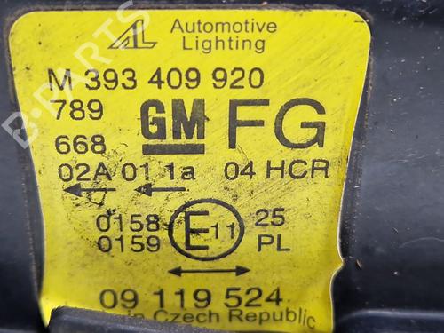 Right headlight OPEL VECTRA B (J96) 1.7 TD (F19) | BP30193648C29