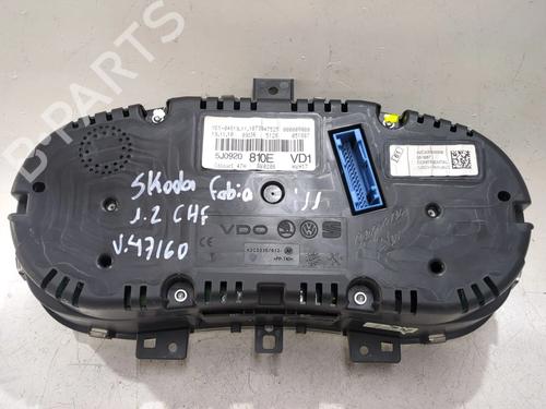 Instrument cluster SKODA FABIA II (542) 1.2 | BP27806542C47 