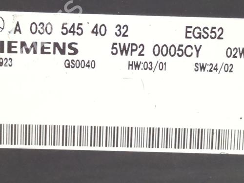Electronic module MERCEDES-BENZ E-CLASS (W211) E 280 CDI (211.020) | BP37692021M83  - Image 5