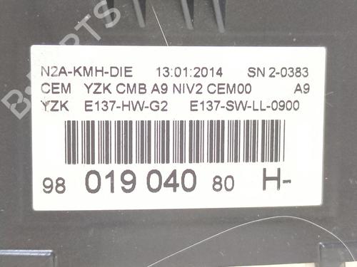 Instrument cluster PEUGEOT 208 I (CA_, CC_) 1.4 HDi | BP27806558C47 