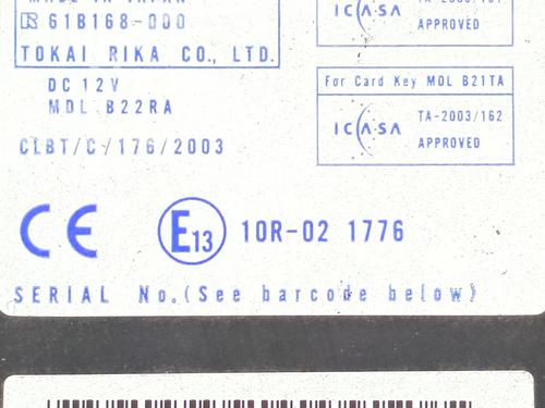 Electronic module TOYOTA COROLLA Verso (ZER_, ZZE12_, R1_) 2.0 D-4D (CUR10_, CUR10R) | BP26022162M83 