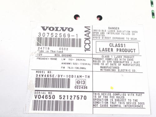 Radio VOLVO S40 I (644) 2.0 T | BP31163603E6 