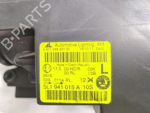 Left headlight SKODA YETI (5L) 2.0 TDI 4x4 | BP31183185C28 