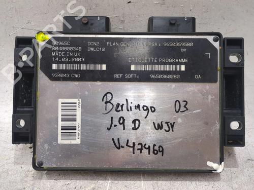 Elektronisk modul CITROËN BERLINGO / BERLINGO FIRST MPV (MF_, GJK_, GFK_) 1.9 D (MFWJZ) | BP27859890M83 