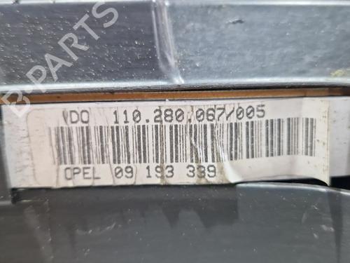 Instrument cluster OPEL ASTRA G Saloon (T98) 1.7 DTI 16V (F69) | BP30831809C47