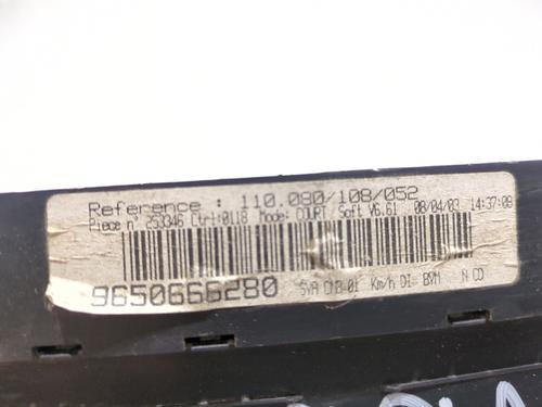 Instrument cluster PEUGEOT 406 (8B) 2.0 HDI 90 | BP30831867C47 