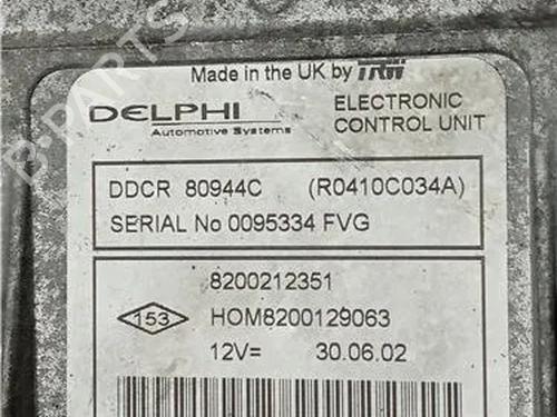 Elektronisk modul RENAULT CLIO II (BB_, CB_) 1.9 D (B/CB0E, BB0J) | BP23919612M83 