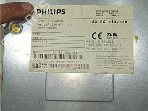 Radio CITROËN XSARA Coupe (N0) 2.0 HDI 90 | BP23930994E6 
