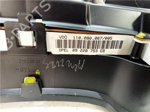 Instrument cluster OPEL ASTRA G Saloon (T98) 2.0 DI (F69) | BP23909804C47 