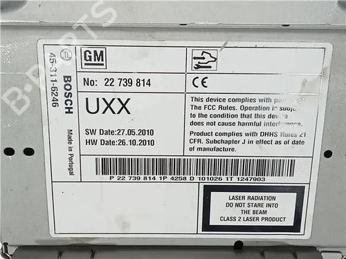 Radio OPEL INSIGNIA A Saloon (G09) 2.0 CDTI 4x4 (69) | BP23924985E6