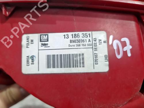 Right taillight OPEL CORSA D (S07) 1.4 (L08, L68) | BP29385101C35 