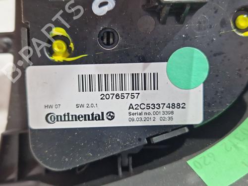 Climate control OPEL ZAFIRA TOURER C VAN (P12) 2.0 CDTi (75) | BP30368723I5 