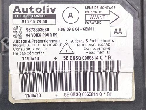 ECU airbags CITROËN BERLINGO MULTISPACE (B9) 1.6 HDi 90 | BP27859867M53 