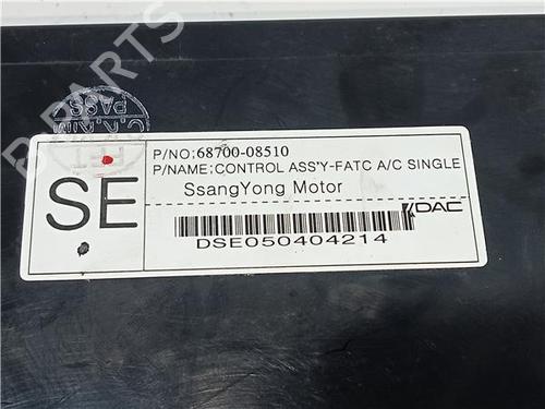 Climate control SSANGYONG REXTON / REXTON II (GAB_) 2.7 Xdi | BP23919316I5 