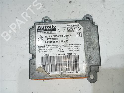 Kollisjonspute styreenhet PEUGEOT PARTNER Tepee 1.6 HDi (109 hp) 23931348