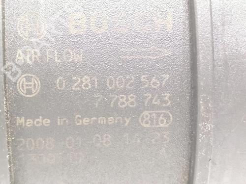 Mass air flow sensor BMW 1 (E87) | BP28529882M95