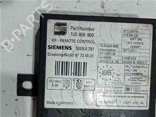 Comfort control module SEAT IBIZA II (6K1) 1.4 i 16V | BP23917661M56 