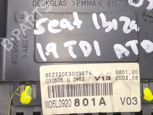 Instrument cluster SEAT IBIZA III (6L1) 1.9 TDI | BP27806491C47 