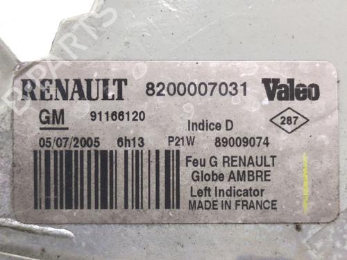 Left front indicator RENAULT TRAFIC II Van (FL) 1.9 dCi 100 (FL0C, FL0K, FL0B) | BP33605676C32  - Image 5