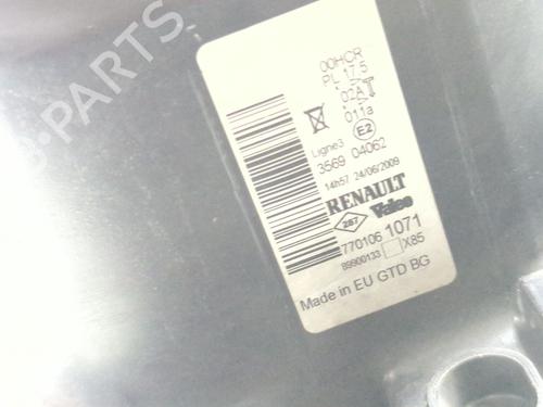 Left headlight RENAULT CLIO III Grandtour (KR0/1_) 1.5 dCi (KR0G) | BP37089395C28 - Image 6