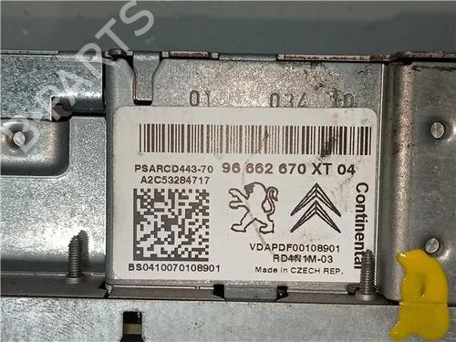 Radio CITROËN C3 II (SC_) 1.4 VTi 95 | BP23958154E6