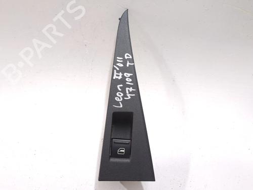 Used Right rear window switch SEAT LEON (1P1) 1.6 TDI (105 hp) 26673585