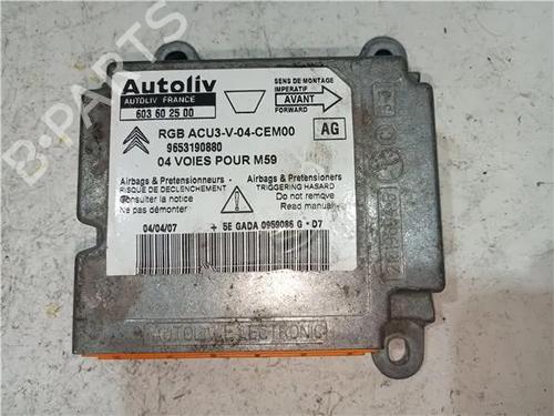 Used ECU airbags CITROËN BERLINGO / BERLINGO FIRST MPV (MF_, GJK_, GFK_) 1.6 HDI 90 (MF9HX) (90 hp) 23906818