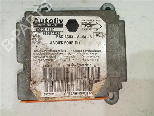 Kollisjonspute styreenhet PEUGEOT 206 Hatchback (2A/C) 1.4 HDi eco 70 (68 hp) 23907586