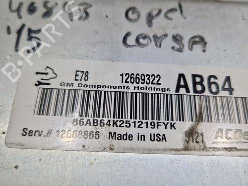 Electronic module OPEL CORSA E (X15) 1.4 (08, 68) | BP32412091M83 - Image 8