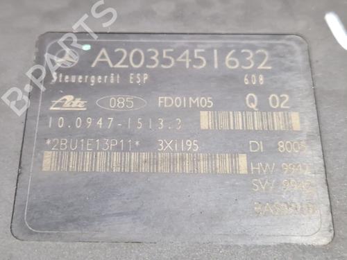 ABS pump MERCEDES-BENZ C-CLASS (W203) C 200 CDI (203.004) | BP30192856M43