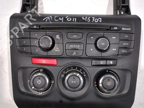 Airco bedieningspaneel CITROËN C4 II (NC_) 1.6 HDi 90 (92 hp) 23958168