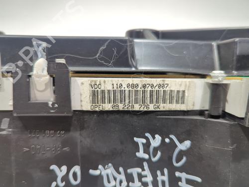 Kombiinstrument OPEL ZAFIRA A MPV (T98) 2.2 DTI 16V (F75) | BP23927588C47 